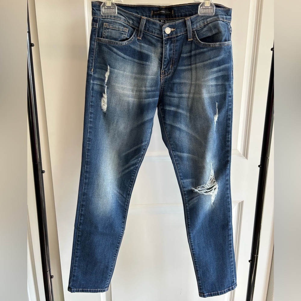 Flying Monkey Platinum Distressed Women’s Jeans